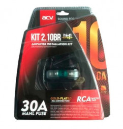Комплект проводов ACV KIT 2.10BR (BRONZE=LIGHT) (2-кан усил-ля 10AWG/ATC 30A)