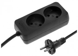 Удлинители серии Standard без заземления UNIEL (UL-00003603) S-CD2-3 BLACK