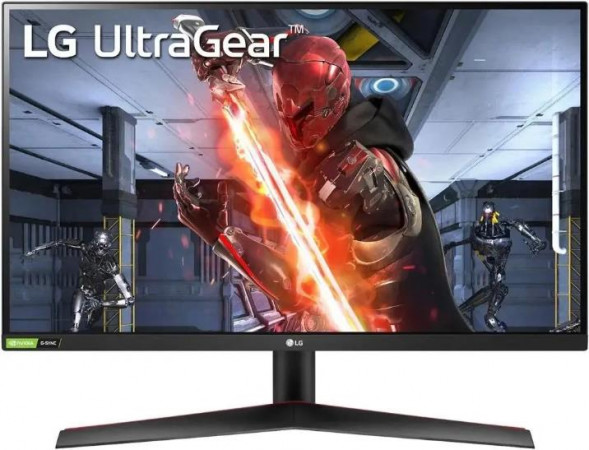 Монитор LG 27 27GN600-B, 1920x1080, IPS, 144Hz, HDMIx2+DP, black