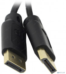 EXEGATE EX284911RUS Кабель DisplayPort (20M-20M) 1.0м  v1.2, позол. контакты