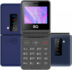 Телефон мобильный BQ 2456 Pocket Dark Blue