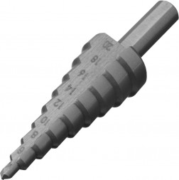 СИБРТЕХ Сверло ступенчатое по металлу 4-6-8-10-12-14-16-18-20 мм, 4241 723012