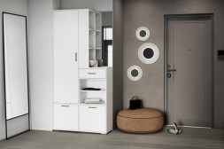 Прихожая МЕБЕЛЬ-КОМПЛЕКС Прихожая Торонто исп.3 Белый/ Белый (3 кор.)