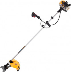 Бензиновый триммер DENZEL Триммер бензиновый DR25, 25 см3, неразъемная штанга, состоит из 2 частей 96270