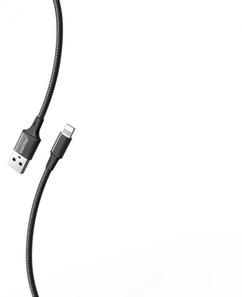 Кабель SMARTBUY (iK-522-S14b) S14 Lightning черный, 3 А, 2 м,