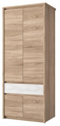 Модульная мебель АНРЭКС SOMMA Шкаф 4DG1S цвет дуб сонома/сосна каньон (3 уп.)