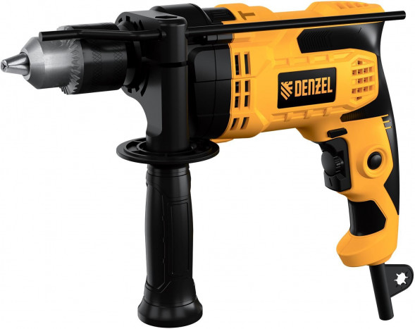 Дрель ударная DENZEL Дрель ударная IDD-850, 850 Вт, 0-2800 об/мин, 44800 уд/мин// DENZEL Дрель ударная IDD-850, 850 Вт, 0-2800 об/мин, 44800 уд/мин//