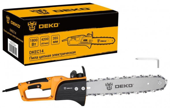 Пила цепная электрическая DEKO DKEC14, 1800Вт 065-1214