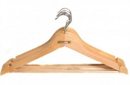 Вешалка ATTRIBUTE AHN156 наб.6шт для костюма прямых с перекладиной цвет: натуральный