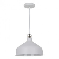 Светильник CAMELION (13031) PL-425L C71 Белый + хром (Светильник подвесной AMSTERDAM, 1х E27, 60Вт, 230В, металл)