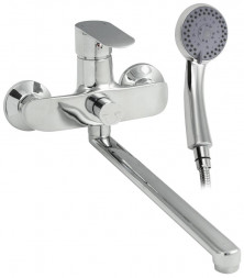 Смеситель для ванны GFMARK 5370 Смеситель в ванную шаровый с дивертором на корпусе хромированный