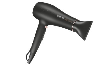 Фен CENTEK CT-2240 черный/золотой