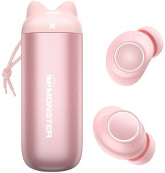 TWS наушники MONSTER Melody (MH22116) розовые