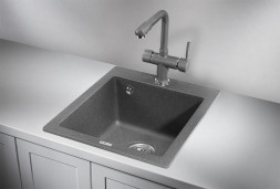 Мойка кухонная GRANULA GR-4201 ГРАФИТ кварц