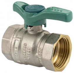 Кран МАК 460 Кран шаровой 1 м/м бабочка/латунный