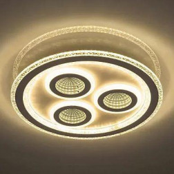 Люстра RITTER 52307 3 ALTO, с ДУ, 3 режима, белый