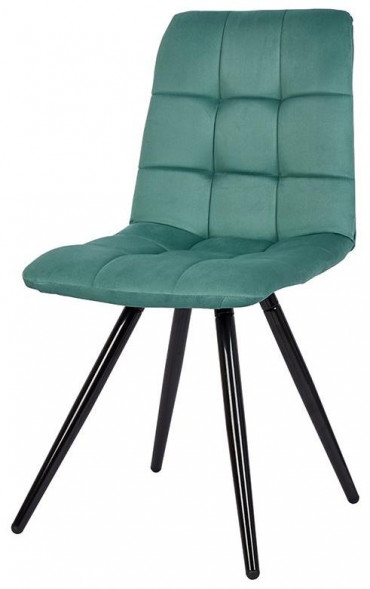 Стул обеденный POLINI Home Berlin SM, мятный-черный (2 кор.)
