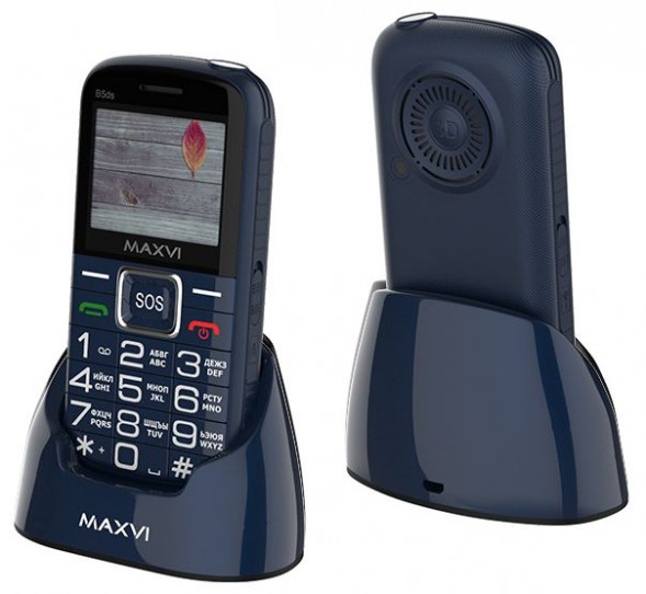 Телефон мобильный MAXVI B5ds Blue