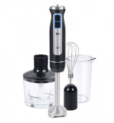 Блендер BQ-HB1233SS BLACK-STEEL (Черный-Стальной)