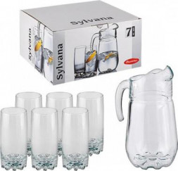 PASABAHCE 97875B (Набор питьевой Сильвана (7пр.) 97875 без деколи 1/4шт.) 2407