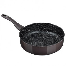 Сковорода SATOSHI Валькур 28см, антипригарное покрытие мрамор, индукция 846-475