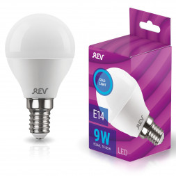 Лампа светодиодная REV 32504 8 G45 Е14/9W/6500K