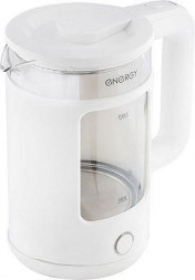 Чайник ENERGY E-256 (1.5л) стекло, белый 164151