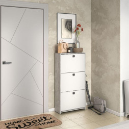 Обувница БИТЕЛ АЛЬТА Ателье светлое/ Белое (1 упаковка)