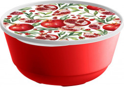 IDILAND Bergamo Scarlet 3л с крышкой с декором (красный) 221165806/03