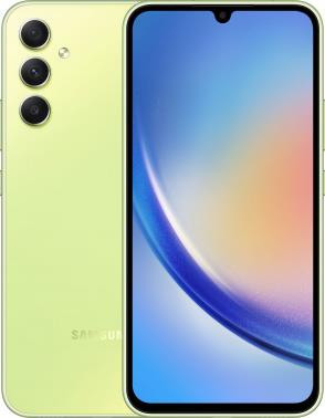 Смартфон SAMSUNG Galaxy A34 5G SM-A346E 6/128Gb Lime green (SM-A346ELGACAU)