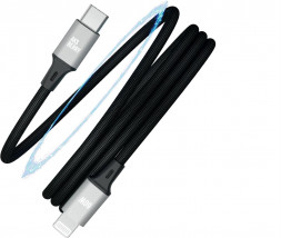Кабель AKSBERRY (6900307870013) X164 Magnetic Type C - Lightning, черный