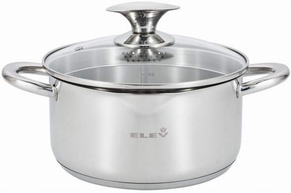 Кастрюля ELEY RW0813-20C нерж 3л