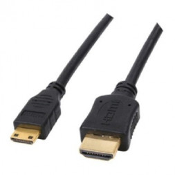 Кабель HDMI SMARTBUY (K-310-180) HDMI-MINI-HDMI VER.1.3 A-M/C-M 1M GOLD