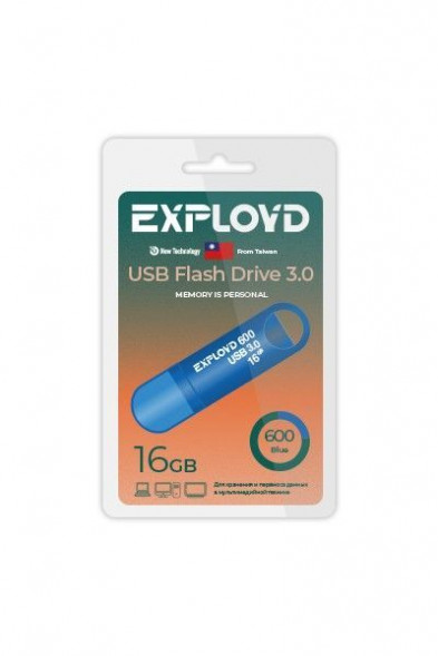 USB флэш-накопитель EXPLOYD EX-16GB-600-Blue USB 3.0
