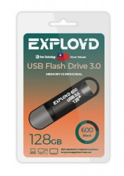 USB флэш-накопитель EXPLOYD EX-128GB-600-Black USB 3.0