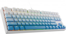 Клавиатура REDRAGON (71485) Cass RU,RGB,синий/белый, механическая