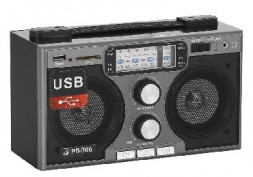 Радиоприемник БЗРП РП-306 УКВ 64-108МГц, бат. 4*R20, 220V, USB/SD, 2 динамика