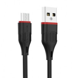 Кабель microUSB BOROFONE (6957531099413) BX17 USB (m)-microUSB (m) 1.0м - черный