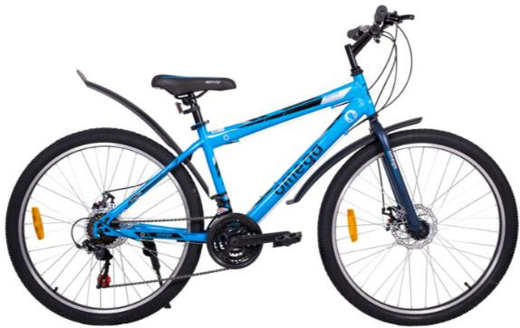 Велосипед МЕЧТА OMEGA 26''-16'' blue-darkblue-silver