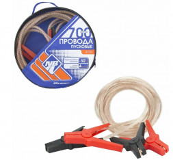 Провода пусковые NOVA BRIGHT 700А с прозрачной изоляцией, в сумке, 4,0м 47780