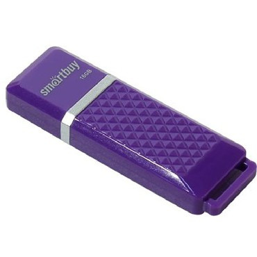 флешка SMARTBUY (SB16GBQZ-V) 16GB QUARTZ SERIES VIOLET