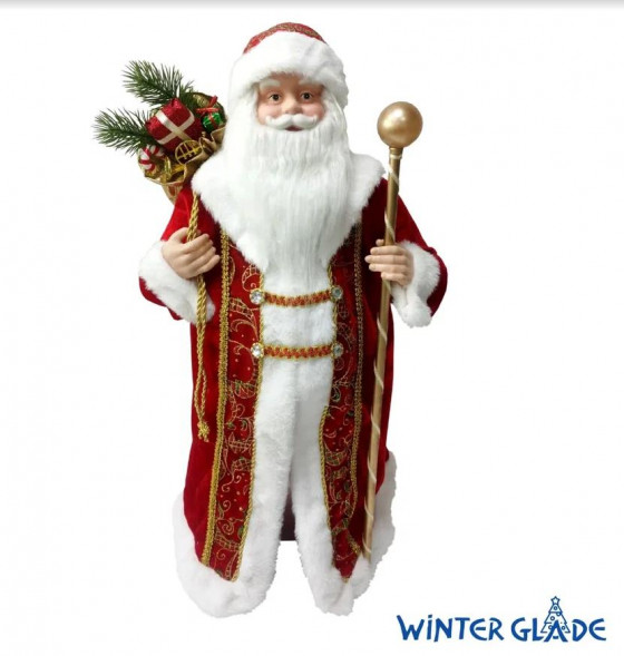 Фигурка WINTER GLADE Фигурка Дед Мороз 60 см (красный), M0160