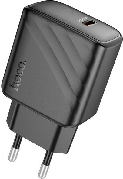 СЗУ HOCO (6942007609913) CS22A 1Type-C PD 30W быстрая зарядка , Black