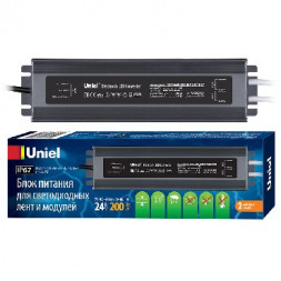 Герметичные (класс защиты IP 67) UNIEL (UL-00007580) UET-VAF-200B67 24V IP67 2 ВЫХОДА