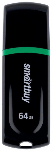 Флэш-напокитель SMARTBUY (SB64GBPN-K) UFD 2.0 064GB Paean Black