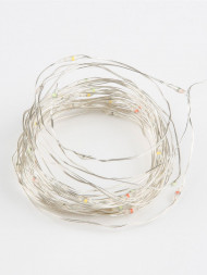 Электрогирлянда UNIEL ULD-S0500-050/SCB/2AA MULTI IP20 DEW ?Роса?, 5м. 50 светодиодов. Разноцветный свет.