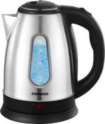 STARWIND SKS2100 1.8л. 1700Вт черный/прозрачный корпус: стекло