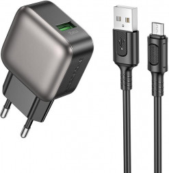 BOROFONE (6941991116155) 1USB 3.0A QC3.0 18W Black