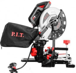 Пила торцовочная P.I.T. Пила торцовочная электрич. PMS210-C (1400Вт, Ø210мм, 3900об., влево 45°, пропил 115мм, лазер) P.I.T. Пила торцовочная электрич. PMS210-C (1400Вт, Ø210мм, 3900об., влево 45°, пропил 115мм, лазер)