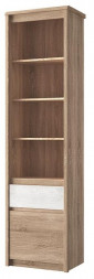 Модульная мебель АНРЭКС SOMMA Шкаф открытый 1D1S цвет дуб сонома/сосна каньон (2 уп.)